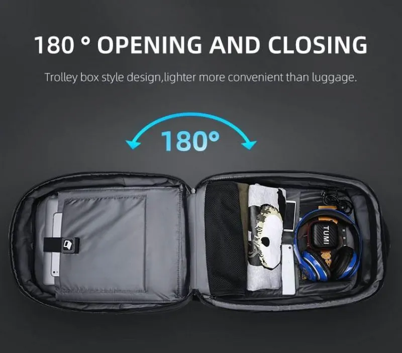 Decor Taschen & Geldbörsen-Diebstahlsicherer USB-Laptop-Rucksack – Stilvolle, sichere Reisetasche