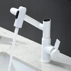 The Blissful Bath Badezimmer-Digital Faucet with Full Rotation Temperature Control - Ultra Spin Technology