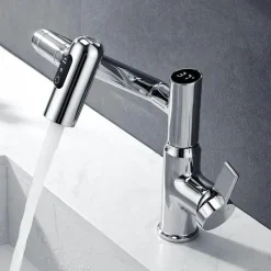 The Blissful Bath Badezimmer-Digital Faucet with Full Rotation Temperature Control - Ultra Spin Technology