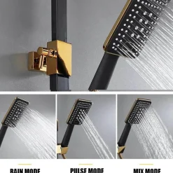 The Blissful Bath Badezimmer-Digital Rainfall Shower System - Hydro Lux LED Shower Set