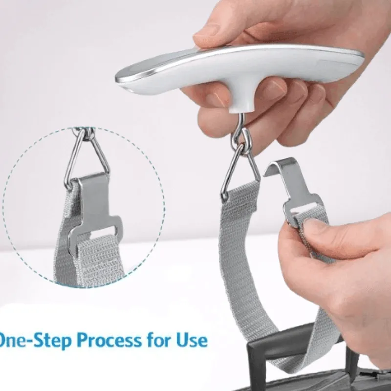 The Decor Haven Camping-Werkzeuge|Camping Im Freien-Digitale Gepäckwaage – Tragbares, intelligentes Wiegewerkzeug