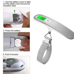 The Decor Haven Camping-Werkzeuge|Camping Im Freien-Digitale Gepäckwaage – Tragbares, intelligentes Wiegewerkzeug