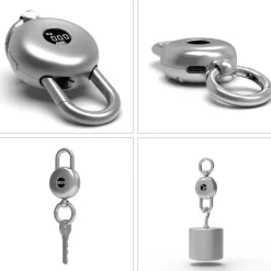 Cozy Living Camping Im Freien|Outdoor & Garten-Digitale Taschenwaage als Schlüsselanhänger – Reisefreundliche Mini-Anzeigewaage