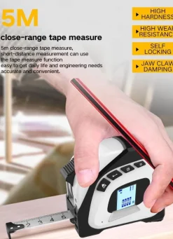 Roam Ready Heimwerkzeuge|Outdoor & Garten-Digitaler Laser-Entfernungsmesser – Präzises Messwerkzeug