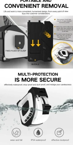 Roam Ready Heimwerkzeuge|Outdoor & Garten-Digitaler Laser-Entfernungsmesser – Präzises Messwerkzeug