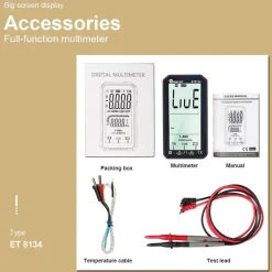 Roam Ready Heimwerkzeuge|Outdoor & Garten-Digitaler LCD-Spannungstester – Tragbarer elektrischer Tester