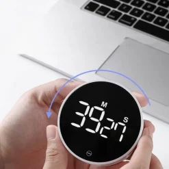 The Culinary Kit Küche & Esszimmer-Digitaler magnetischer Küchentimer - LED-Kochtimer