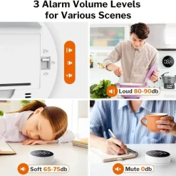 The Culinary Kit Küche & Esszimmer-Digitaler magnetischer Küchentimer - LED-Kochtimer