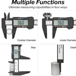 Roam Ready Outdoor-Artikel|Heimwerkzeuge-Digitaler Messschieber – Präzisionsmesswerkzeug für genaue Messungen
