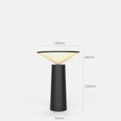 Comfort u0026 Style Beleuchtung-Dimmable Touch LED Desk Lamp - Rechargeable 3-Mode Reading Light