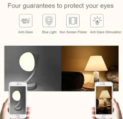 Comfort u0026 Style Beleuchtung-Dimmbare LED-Schreibtischlampe – Elegante, intelligente Sprachsteuerung