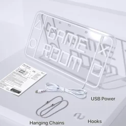 The Gilded Nest Beleuchtung-Dimmbares LED-Neonschild - Spielzimmer-Dekorlicht