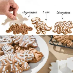 Comfort u0026 Style Küche & Esszimmer-Dinosaurier-Ausstechformen-Set – süße Backutensilien