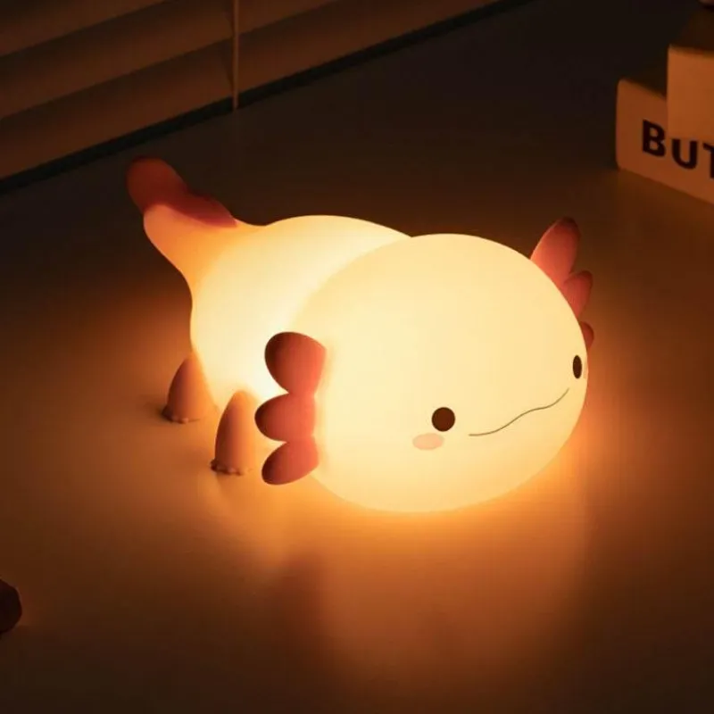 The Light Loft Beleuchtung-Dinosaurier-Nachtlicht – süßes sechseckiges Kinderzimmerdekor