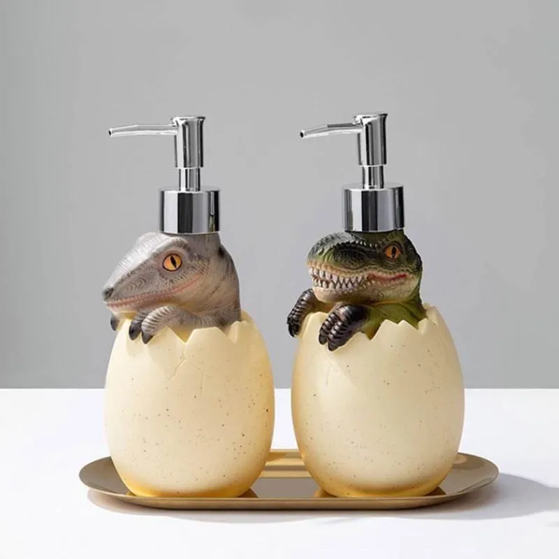 Tranquil Waters Badezimmer-Dinosaurier-Seifenspender – Süßes Baby-Badezubehör