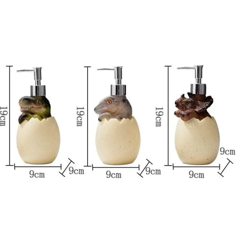 Tranquil Waters Badezimmer-Dinosaurier-Seifenspender – Süßes Baby-Badezubehör