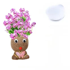 Adventure Basecamp Camping Im Freien|Outdoor-Artikel-DIY Pflanzbare Puppe – Umweltfreundliches Pflanzenkopf-Spielzeug