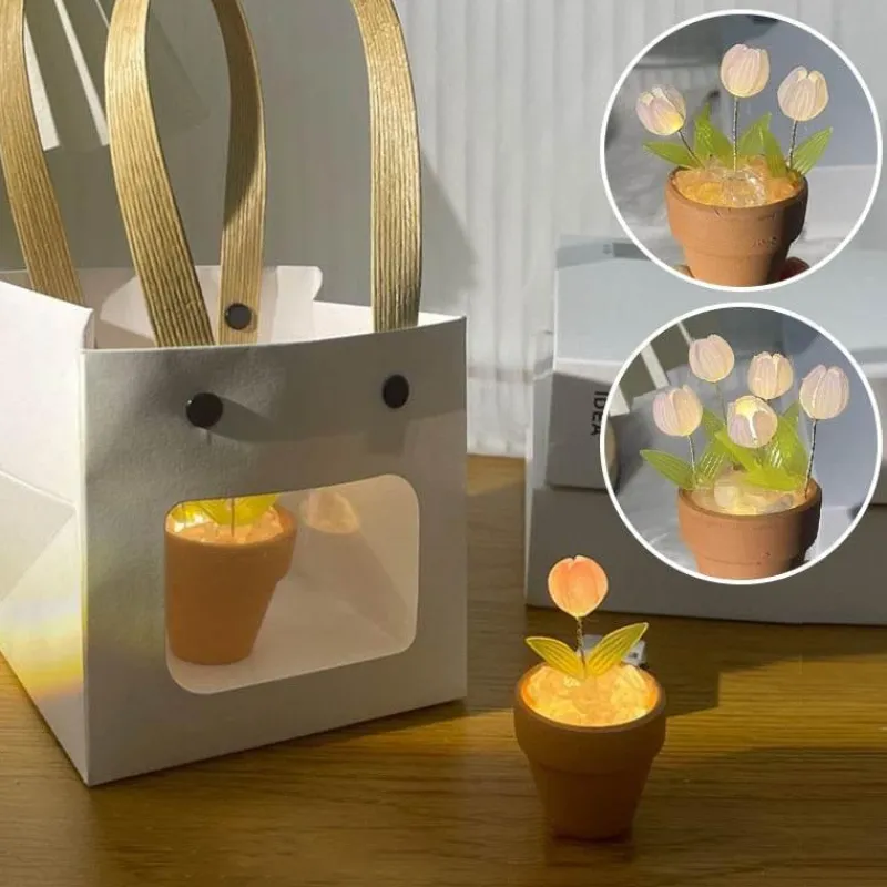 Willow u0026 Whim Beleuchtung-DIY Rose Glow Nachtlampe - Kreativer Wohndekor-Akzent