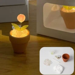 Willow u0026 Whim Beleuchtung-DIY Rose Glow Nachtlampe - Kreativer Wohndekor-Akzent