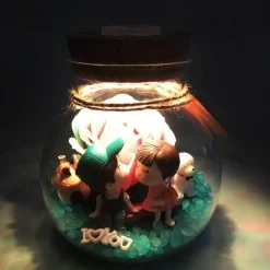 The Decor Haven Beleuchtung-3D-LED-Nachtlicht – DIY-Unterwelt-Landschaftsdekor