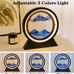 Comfort u0026 Style Beleuchtung-3D-LED-Sandkunstdekor – beleuchtete Gemäldedekoration