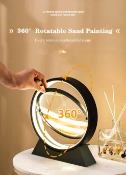 Comfort u0026 Style Beleuchtung-3D-LED-Sandkunstdekor – beleuchtete Gemäldedekoration