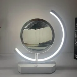 Willow u0026 Whim Beleuchtung-3D-LED-Sandkunstlampe – fließendes Licht, Heimdekoration
