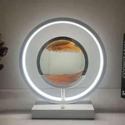 Willow u0026 Whim Beleuchtung-3D-LED-Sandkunstlampe – fließendes Licht, Heimdekoration