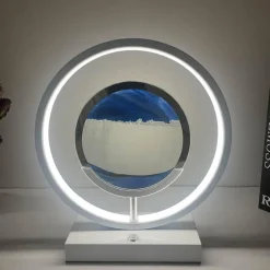 Willow u0026 Whim Beleuchtung-3D-LED-Sandkunstlampe – fließendes Licht, Heimdekoration