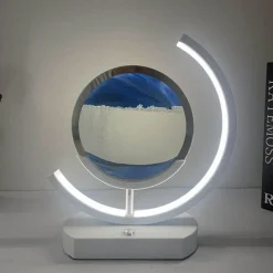 Willow u0026 Whim Beleuchtung-3D-LED-Sandkunstlampe – fließendes Licht, Heimdekoration