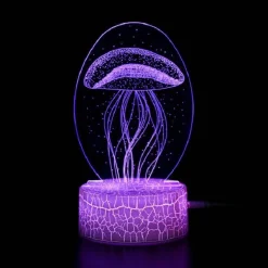Willow u0026 Whim Gadgets Für Zuhause|Beleuchtung-3D-Nachtlampe - Raumdekorlicht