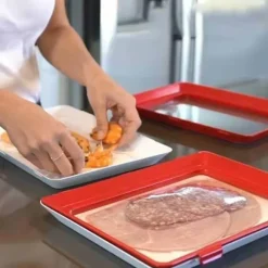 Space Savvy Küche & Esszimmer-Dünnes Tablett zur Lebensmittelaufbewahrung – Kreative Organisationslösung