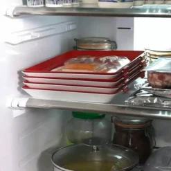 Space Savvy Küche & Esszimmer-Dünnes Tablett zur Lebensmittelaufbewahrung – Kreative Organisationslösung