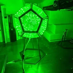 Bright Accents Beleuchtung-Dodekaedrisches LED-Nachtlicht – Einzigartige geometrische Lampe