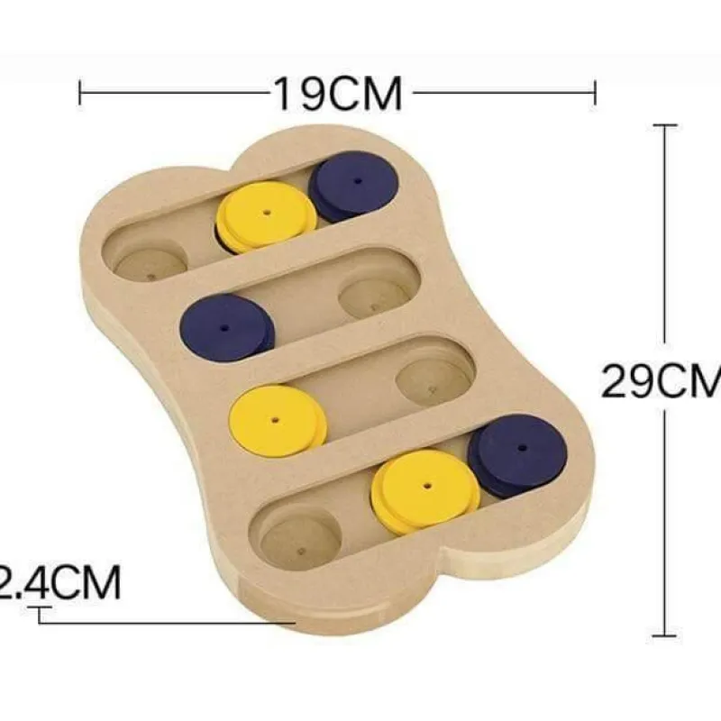TailTrend Haustierzubehör|Haustierspielzeug-Dog IQ Puzzle Toy - Interaktives Welpentrainingsspiel