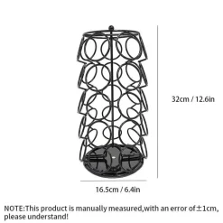 Tom Küche & Esszimmer-Dolce Gusto Kapselhalter – Drehbares Kapselaufbewahrungsregal für 35 Kaffeekapseln