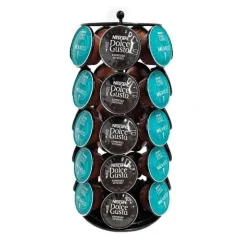 Tom Küche & Esszimmer-Dolce Gusto Padhalter – Drehbares Metallgestell für 35 Kaffeekapseln