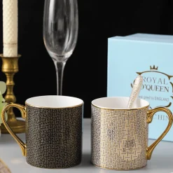 The Cozy Mug Küche & Esszimmer-Donatello Kaffeeservice – Elegantes Zubehör für Keramiktassen