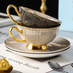 The Cozy Mug Küche & Esszimmer-Donatello Kaffeeservice – Elegantes Zubehör für Keramiktassen