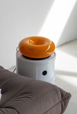 The Gilded Nest Wohndeko|Beleuchtung-Donut Glow Glass Lamp – Warm Ambient Light with 3 Modes