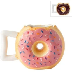 The Cozy Mug Küche & Esszimmer-Donut-Keramiktasse – süße Kaffeetasse für Donut-Liebhaber