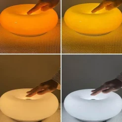 The Light Loft Beleuchtung-Donut-Tischlampe – Süße, von Desserts inspirierte Beleuchtung