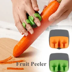 Deco Küche & Esszimmer-Doppelfinger-Gemüseschäler – Ergonomisches Küchenwerkzeug für müheloses Gemüsevorbereiten