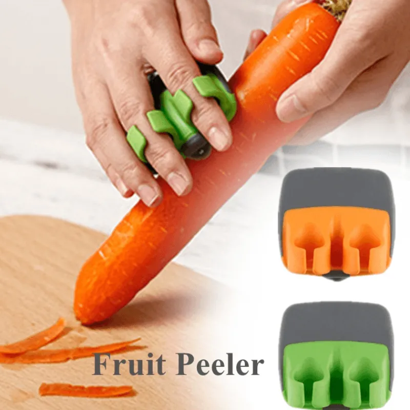 Deco Küche & Esszimmer-Doppelfinger-Gemüseschäler – Ergonomisches Küchenwerkzeug für müheloses Gemüsevorbereiten