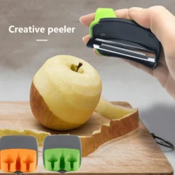 Deco Küche & Esszimmer-Doppelfinger-Gemüseschäler – Ergonomisches Küchenwerkzeug für müheloses Gemüsevorbereiten