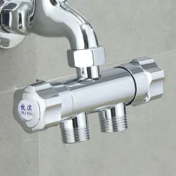 The Culinary Kit Küche & Esszimmer-Doppelkopf-Gartenwasserhahn - Wasserstation mit zwei Wasserhähnen für den Außenbereich