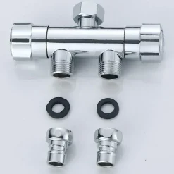 The Culinary Kit Küche & Esszimmer-Doppelkopf-Gartenwasserhahn - Wasserstation mit zwei Wasserhähnen für den Außenbereich