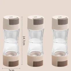 Space Savvy Küche & Esszimmer-Doppelkopf-Gewürzspender - Gewürzbehälter