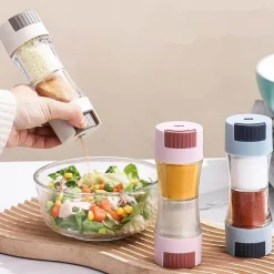 Space Savvy Küche & Esszimmer-Doppelkopf-Gewürzspender - Gewürzbehälter