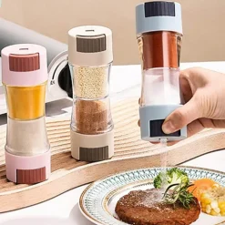 Space Savvy Küche & Esszimmer-Doppelkopf-Gewürzspender - Gewürzbehälter